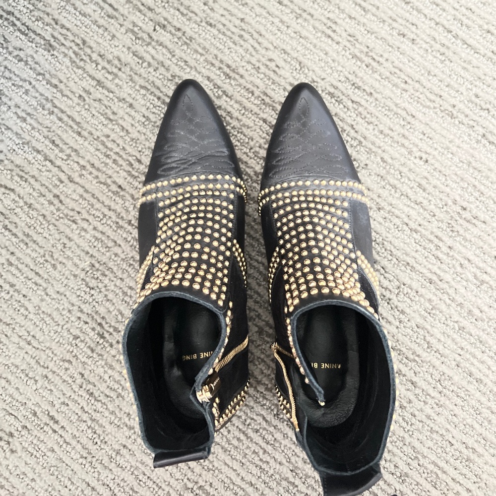 Anine bing black Charlie boot